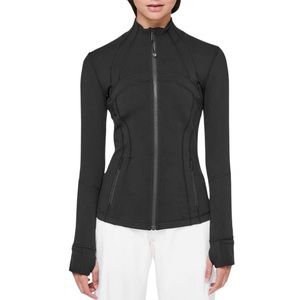 Lululemon Define Jacket Black Zip Up Thumbholes Womens Size 4 Small Fitness Yoga